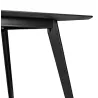 Table à manger design ou bureau en bois (180x90 cm) ZUMBA (noir)