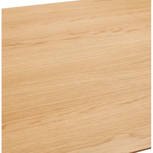 Mesa o escritorio de diseño de madera de estilo escandinavo (180x90 cm) ZUMBA (natural) asociarse con Mesa de comedor y mesas al