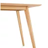 Table à manger design ou bureau style scandinave en bois (180x90 cm) ZUMBA (naturel) à associer à Table De Salle A Manger Et Tab