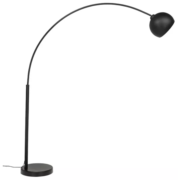 Lampe sur pied arc design en métal SWEET (noir mat) à associer à Lampes Sur Pied Avec Accoudoirs Pour Plus De Confort