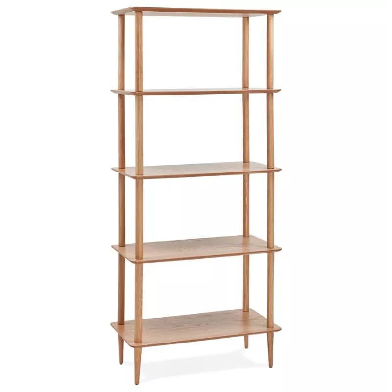 Etagère bibliothèque design style scandinave en chêne ERIKA (naturel) à associer à Etageres Rembourrées Pour Un Confort Optimal