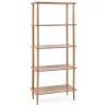 Etagère bibliothèque design style scandinave en chêne ERIKA (naturel) à associer à Etageres Rembourrées Pour Un Confort Optimal