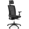 KAORI (black) ergonomic desk chair to associate with Stackable Office Chairs to Save Space