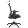 KAORI (black) ergonomic desk chair to associate with Scandinavian Office Armchairs With a Clean Design