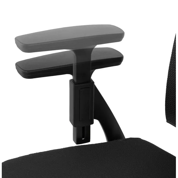 KAORI (black) ergonomic desk chair to associate with Comfortable Office Chairs for Office