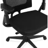 KAORI (black) ergonomic desk chair to associate with Designer Office Armchairs for Dining Room