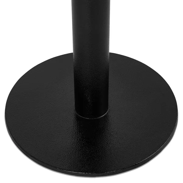 Pied de table rond en métal THELMA (40x40x73 cm) (noir)