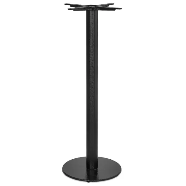 Pied de table rond en métal THELMA (40x40x110 cm) (noir)