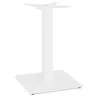 Pied de table carré en métal EMMIE (50x50x73 cm) (blanc)