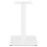 Pied de table carré en métal EMMIE (50x50x73 cm) (blanc)