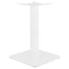 Pied de table carré en métal EMMIE (50x50x73 cm) (blanc)