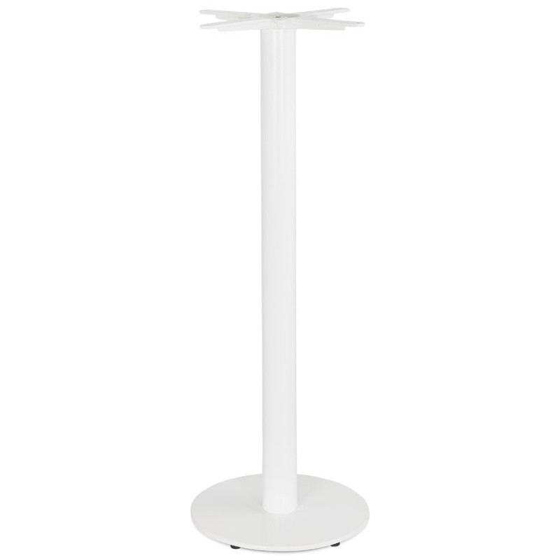 Pied de table rond en métal THELMA (40x40x110 cm) (blanc)