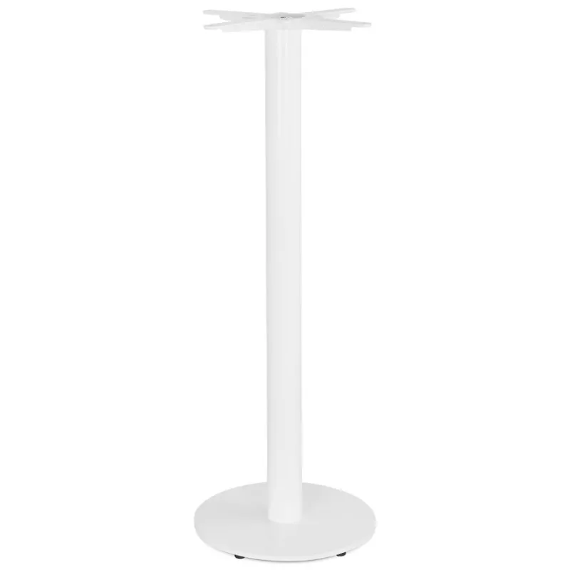 Pied de table rond en métal THELMA (40x40x110 cm) (blanc)