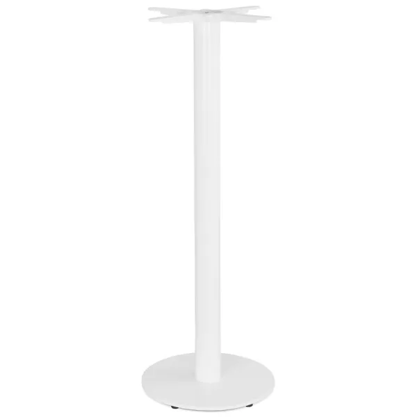 Pied de table rond en métal THELMA (40x40x110 cm) (blanc)