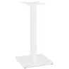 Pied de table carré en métal EMMIE (50x50x110 cm) (blanc)