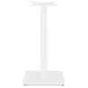 Pied de table carré en métal EMMIE (50x50x110 cm) (blanc)