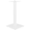 Pied de table carré en métal EMMIE (50x50x110 cm) (blanc)