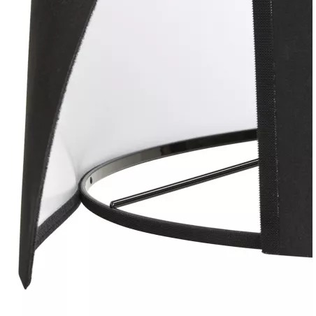 TRANI MINI (black) black tripod-laying lampshade to associate with Table Lamps With Armrests For More Comfort