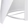 Lampe à poser design avec abat-jour sur trépied noir TRANI MINI (blanc)