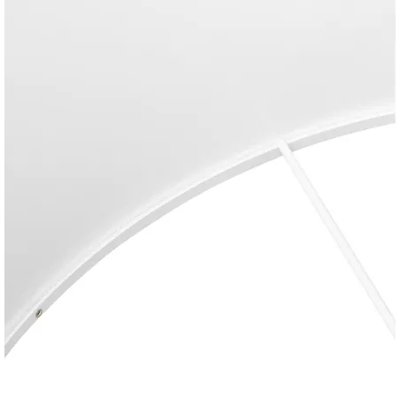 Lampe à poser design avec abat-jour sur trépied noir TRANI MINI (blanc)