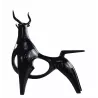 Design decorative sculpture Bull statue in resin H54 cm (black) to associate with Decorative Objects With Armrests For More Comf