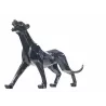 Statua di design scultura decorativa resina Panther XL H65 cm (nero) associarsi a Oggetti decorativi da giardino resistenti agli