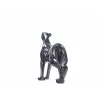 Statua di design scultura decorativa resina Panther XL H65 cm (nero) associarsi a Oggetti decorativi scandinavi dal design pulit