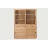 MAEVA solid teak croat (160x210 cm) (natural) to associate with Argentier Showcase Dresser Bookcase Padded for Optimal Comfort