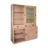 MAEVA solido teak croato (140x210 cm) (naturale) associarsi a Libreria cassettiera vetrina Argentier imbottita per un comfort ot