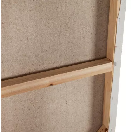 Dekorative Tabelle auf PERROQUET Leinwand   mit assoziieren Moderne figurative Rattan-Gemälde für einen natürlichen Stil