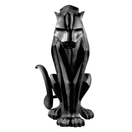 Statua decorativa scultura design PANTHERE ORIGAMI (H100 cm) (nero) associarsi a Oggetti decorativi moderni per interni eleganti