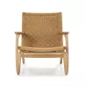 Fauteuil 70x74x74 Bois Corde Naturel à associer à Fauteuils Confortables Pour Bureau