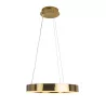 Lampe suspendue 40x40x150 Métal Doré