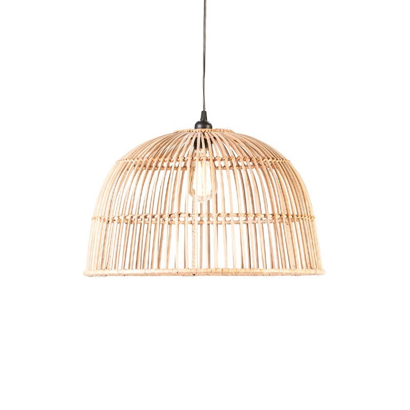 Lampada A Sospensione 51X51X31 Vimini Naturale associarsi a Lampade a sospensione da cucina funzionali ed eleganti