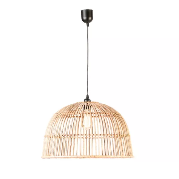 Hanging Lamp 51X51X31 Wicker Natural to associate with Functional And Stylish Kitchen Hanging Lamps