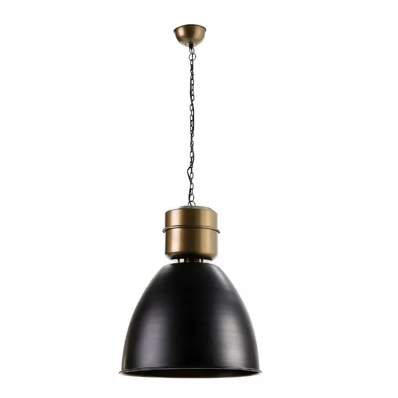 Lampe suspendue 46x46x54 Métal Doré Noir