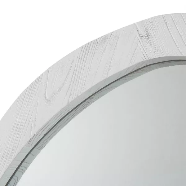 Miroir 101x3x79 Verre Bois Blanc