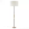 Lampada A Stelo Senza Paralume 24X140 Metallo Dorato Nero associarsi a Lampade da terra impilabili per risparmiare spazio