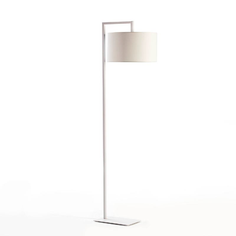 Lampadaire sans abat-jour 20x35x170 Métal Blanc