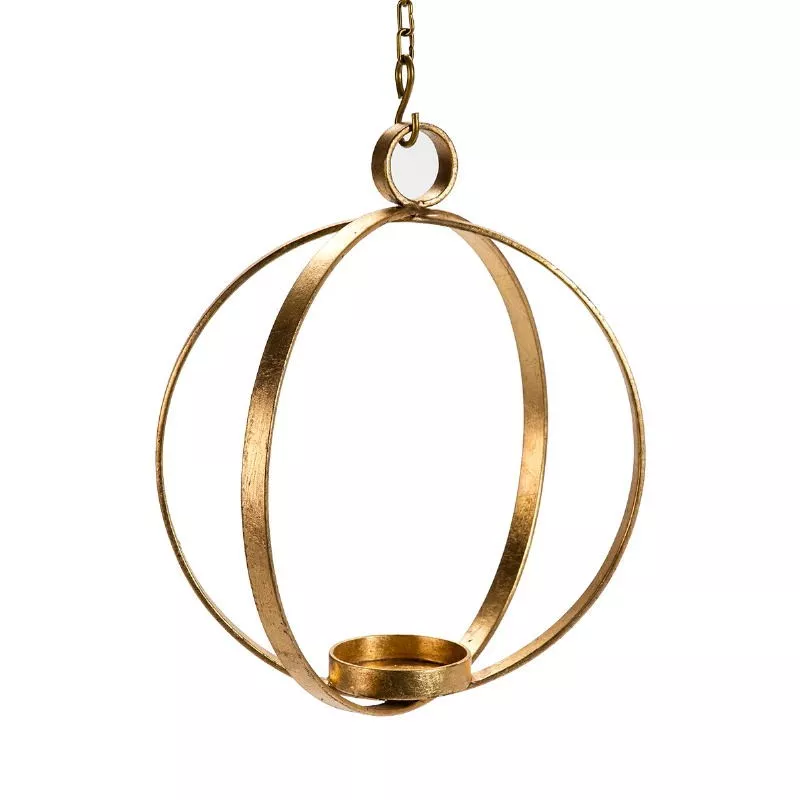 Lampe à suspension Candélabre 34x34x41 Métal Doré