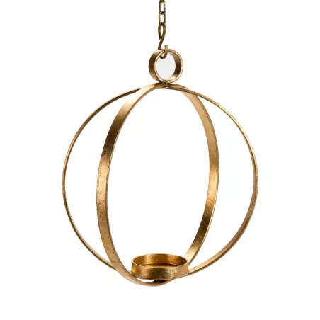 Lampe à suspension Candélabre 34x34x41 Métal Doré