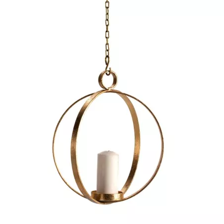 Lampe à suspension Candélabre 34x34x41 Métal Doré