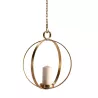 Lampe à suspension Candélabre 34x34x41 Métal Doré