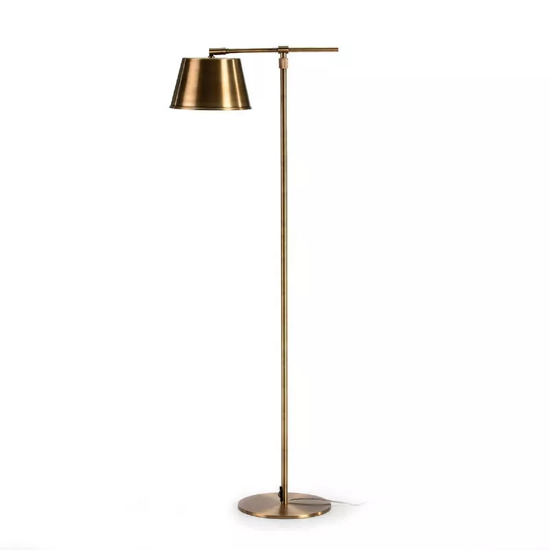 Lampadaire 42x23x149 Métal Doré