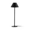 Lampada Da Tavolo Con Paralume 16X12X43 Metallo Nero associarsi a Lampade da tavolo pieghevoli pratiche e robuste