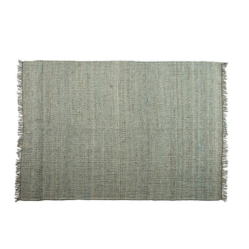 Tapis rectangulaire 150x1x200 Jute Gris