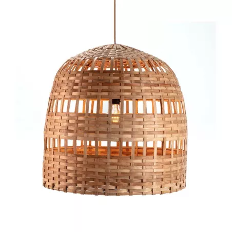 Lampe suspendue 60x60x60 Osier Naturel