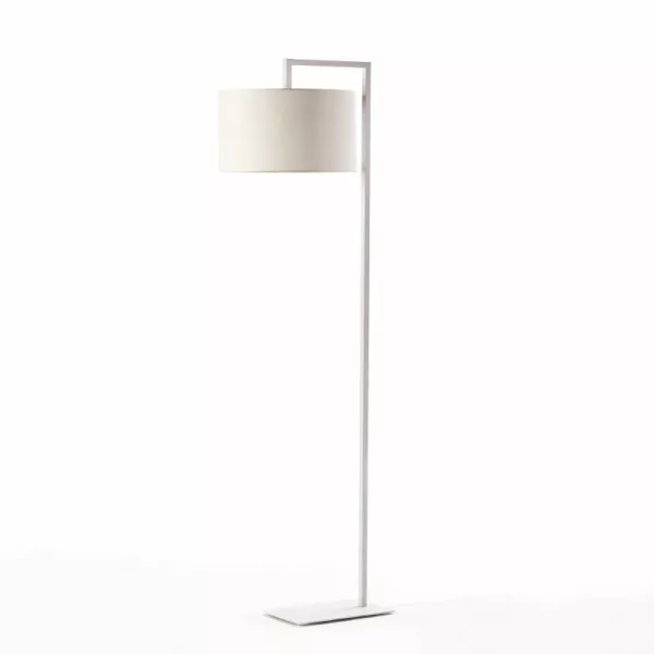 Lampadaire sans abat-jour 20x35x170 Métal Blanc