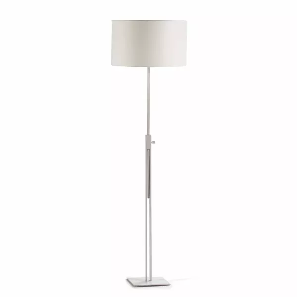 Lampadaire sans abat-jour 25x25x100 200 Métal Blanc