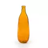 Vase 26x26x75 Verre Ambre